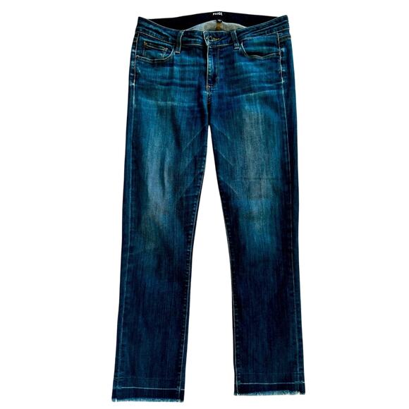 PAIGE DENIM WOMENS STRAIGHT JEANS SZ 30 EUC MIKI - Picture 1 of 8